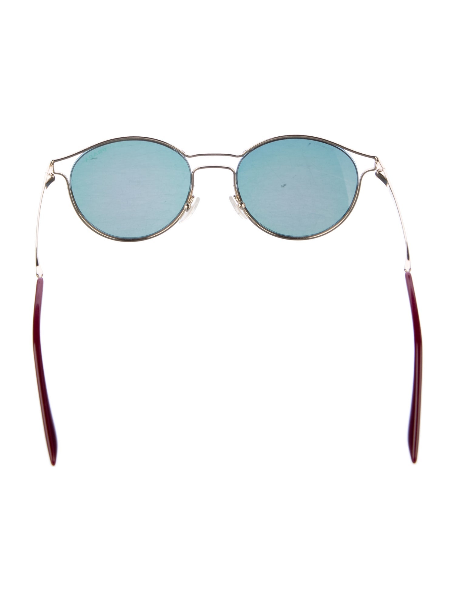 Prada Cat-Eye Mirrored Sunglasses